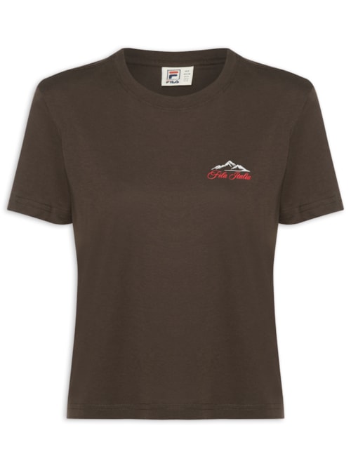 Camiseta Feminina Box Piemonte Ag - Marrom