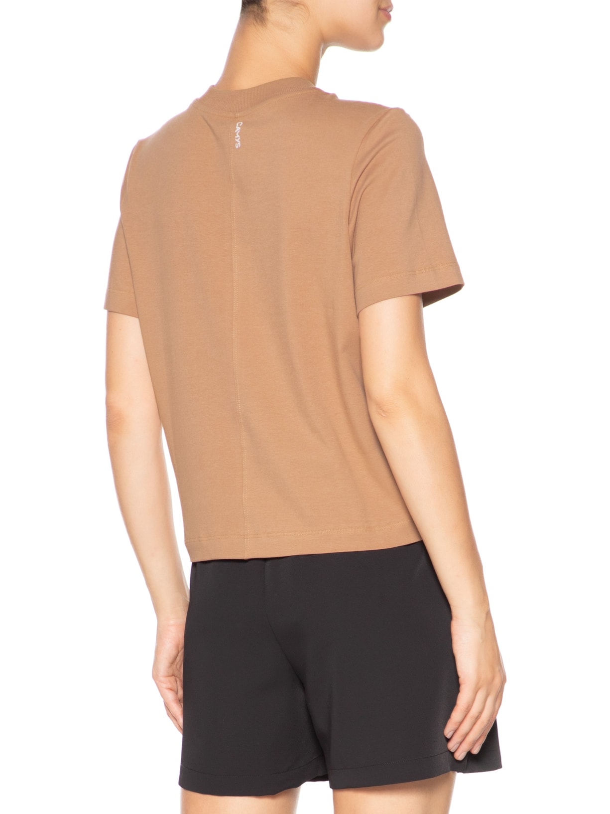 Camiseta Feminina Boxy Marrom Camys