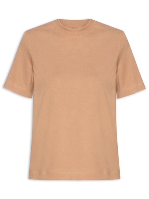 Camiseta Feminina Boxy - Marrom