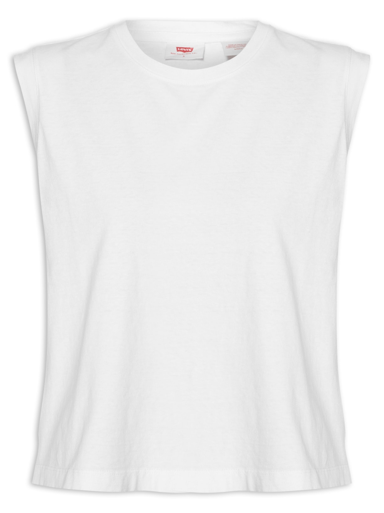 Camiseta Feminina Boxy Tank - Branco