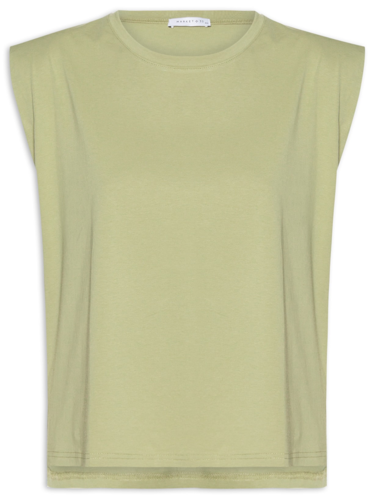 Camiseta Feminina Boxy Tank - Verde