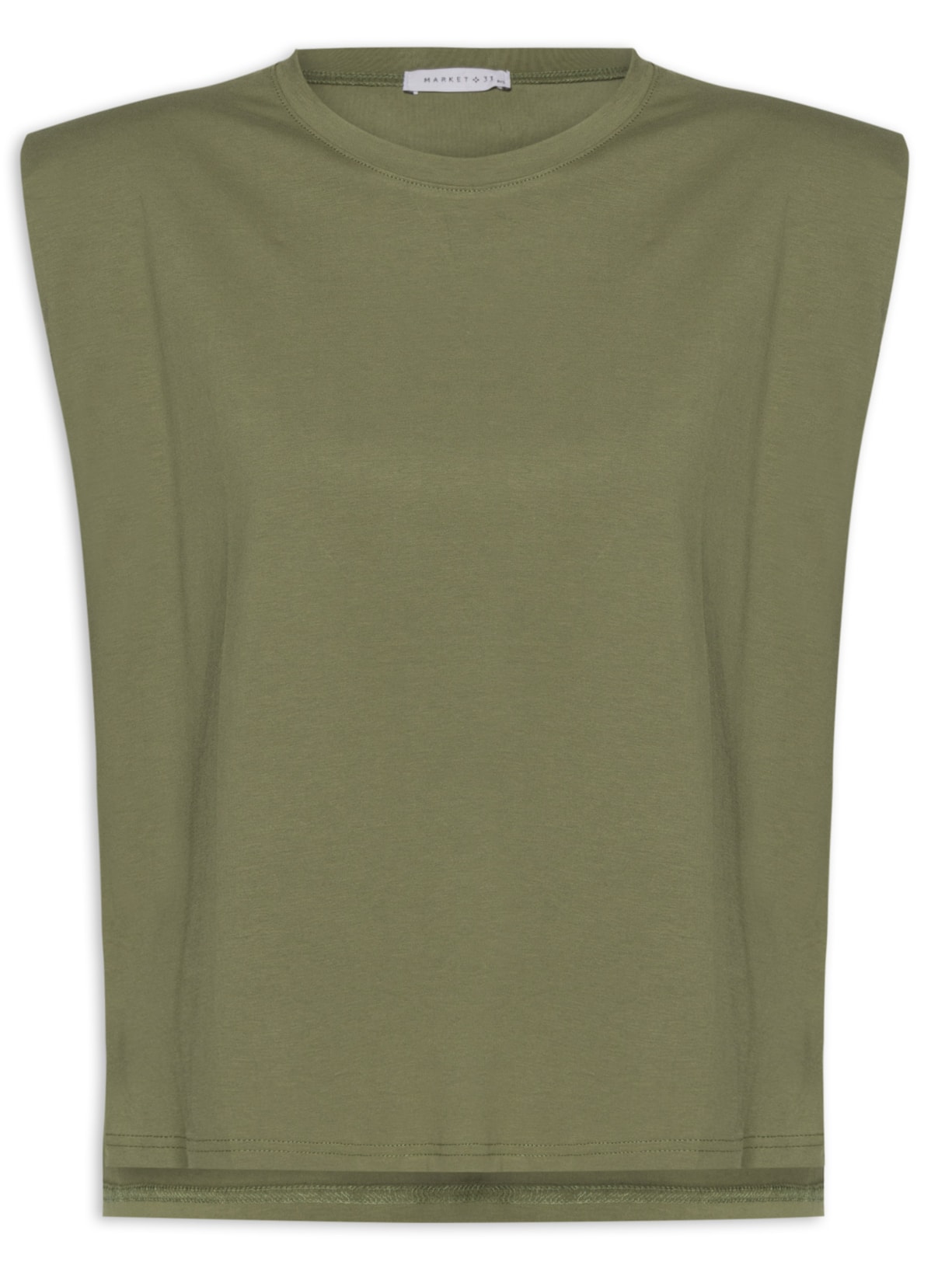 Camiseta Feminina Boxy Tank - Verde