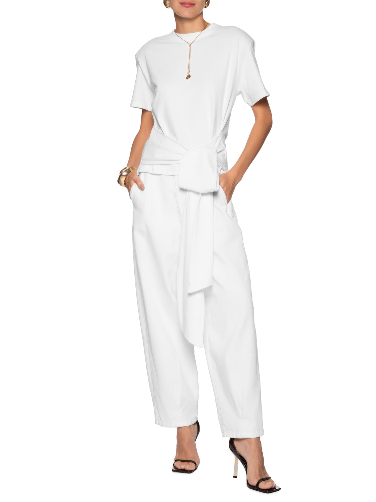 Camiseta Feminina Branco Lo De Lui + Le Barb