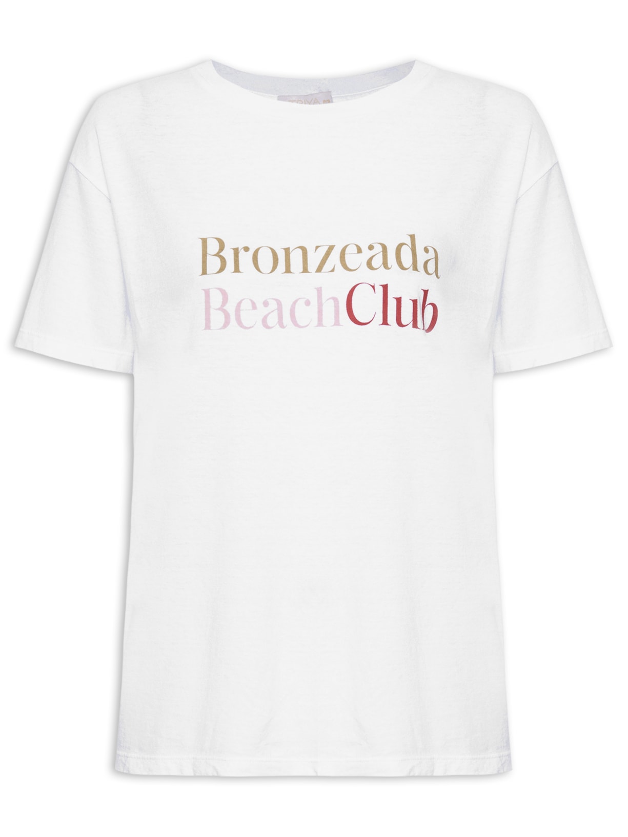 Camiseta Feminina Bronzeada - Branco