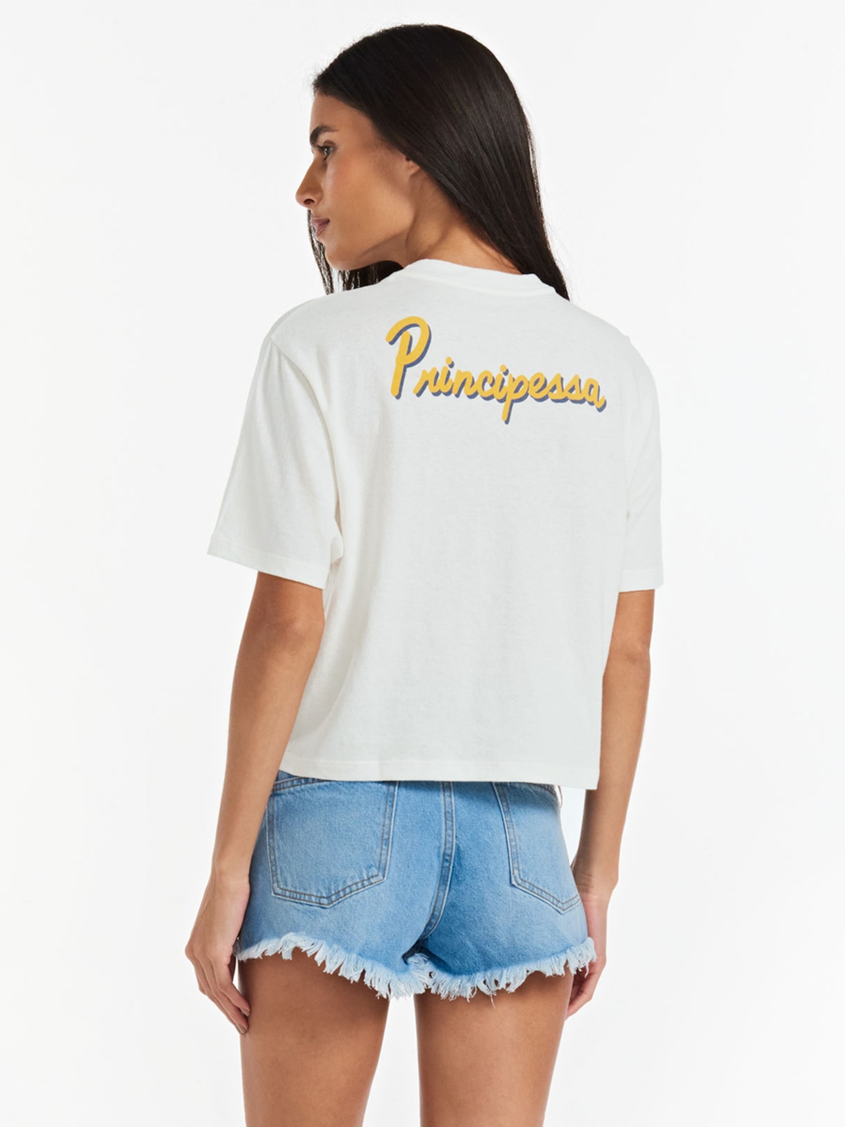 Camiseta Feminina Buongiorno Branco Triya