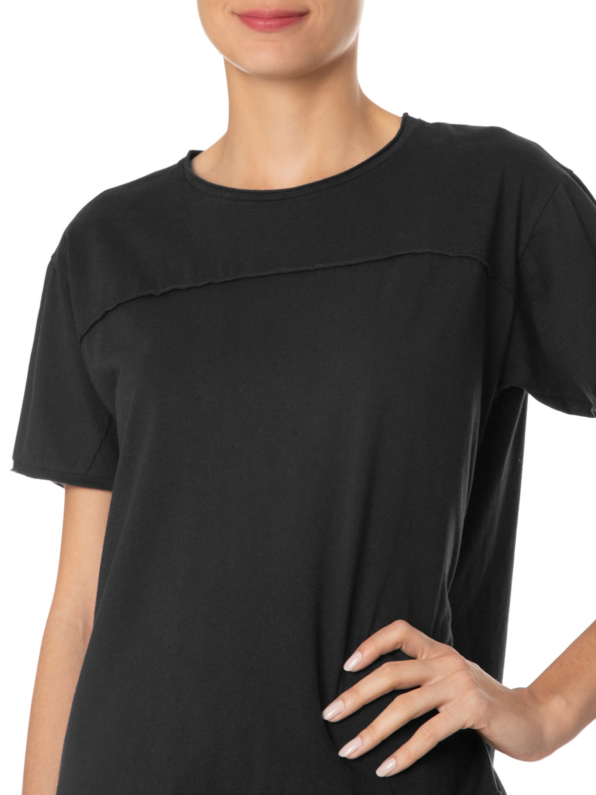 Camiseta Feminina California Preto Mixed