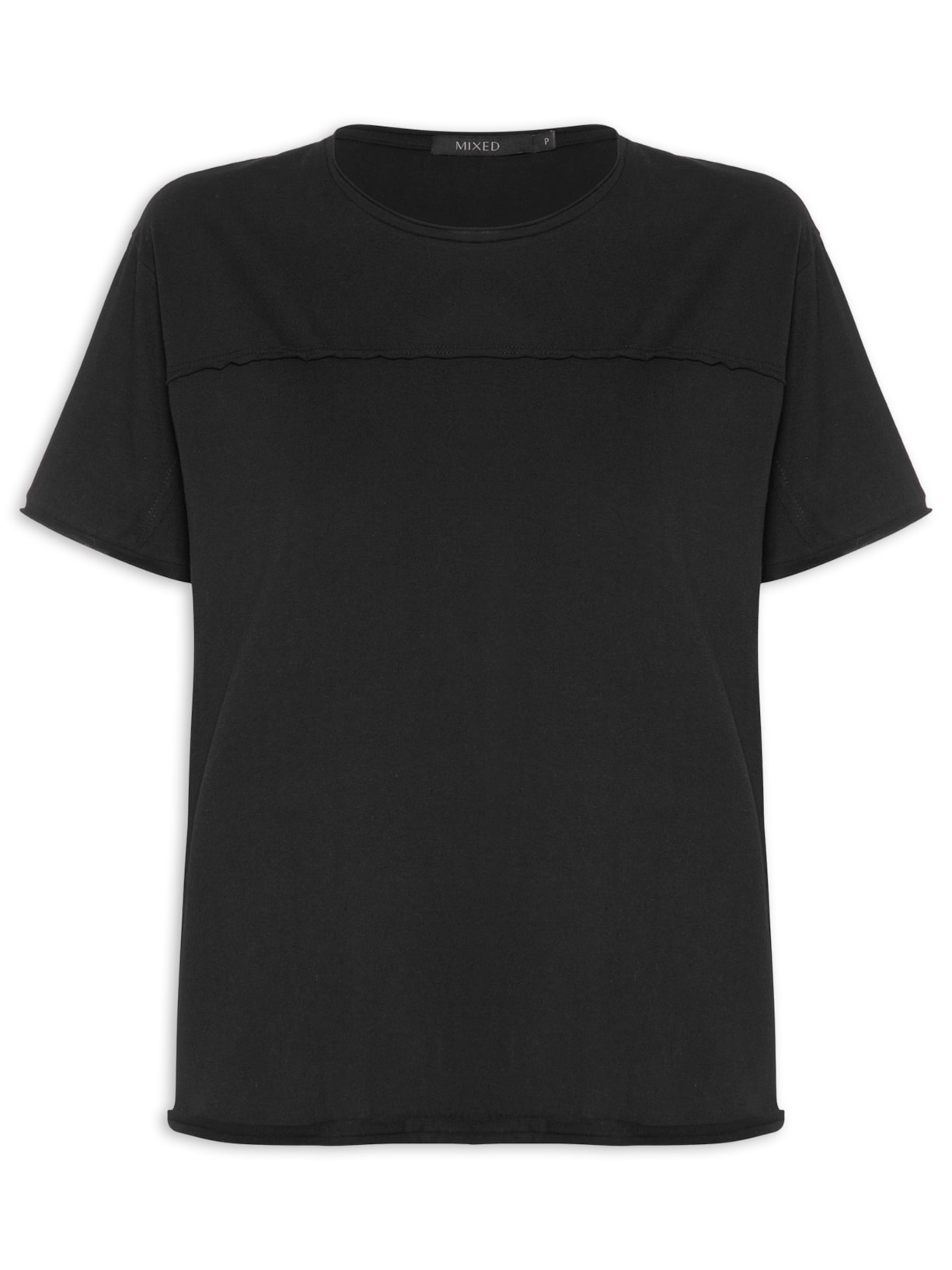 Camiseta Feminina California Preto Mixed