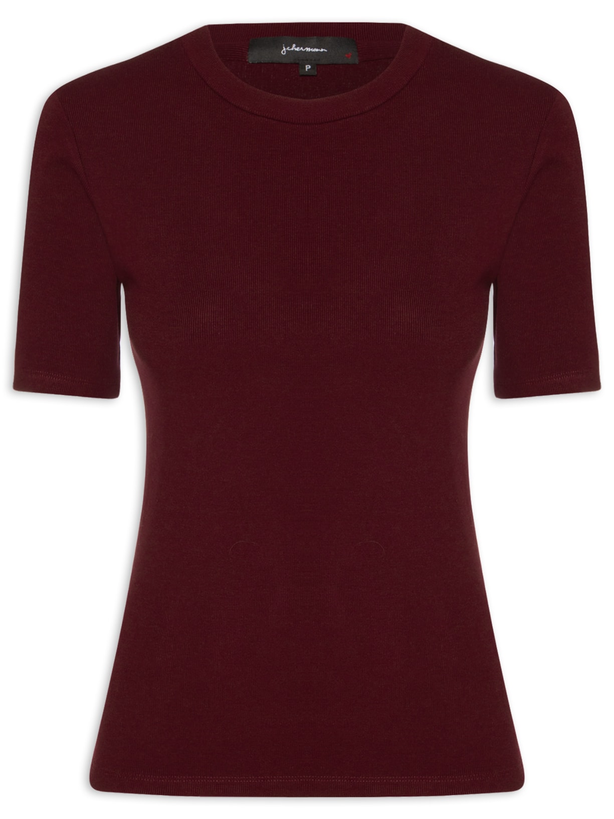 Camiseta Feminina Canelada Selena - Vinho