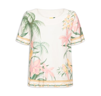 Camiseta Feminina Capri - Off White