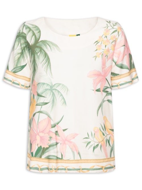 Camiseta Feminina Capri - Off White
