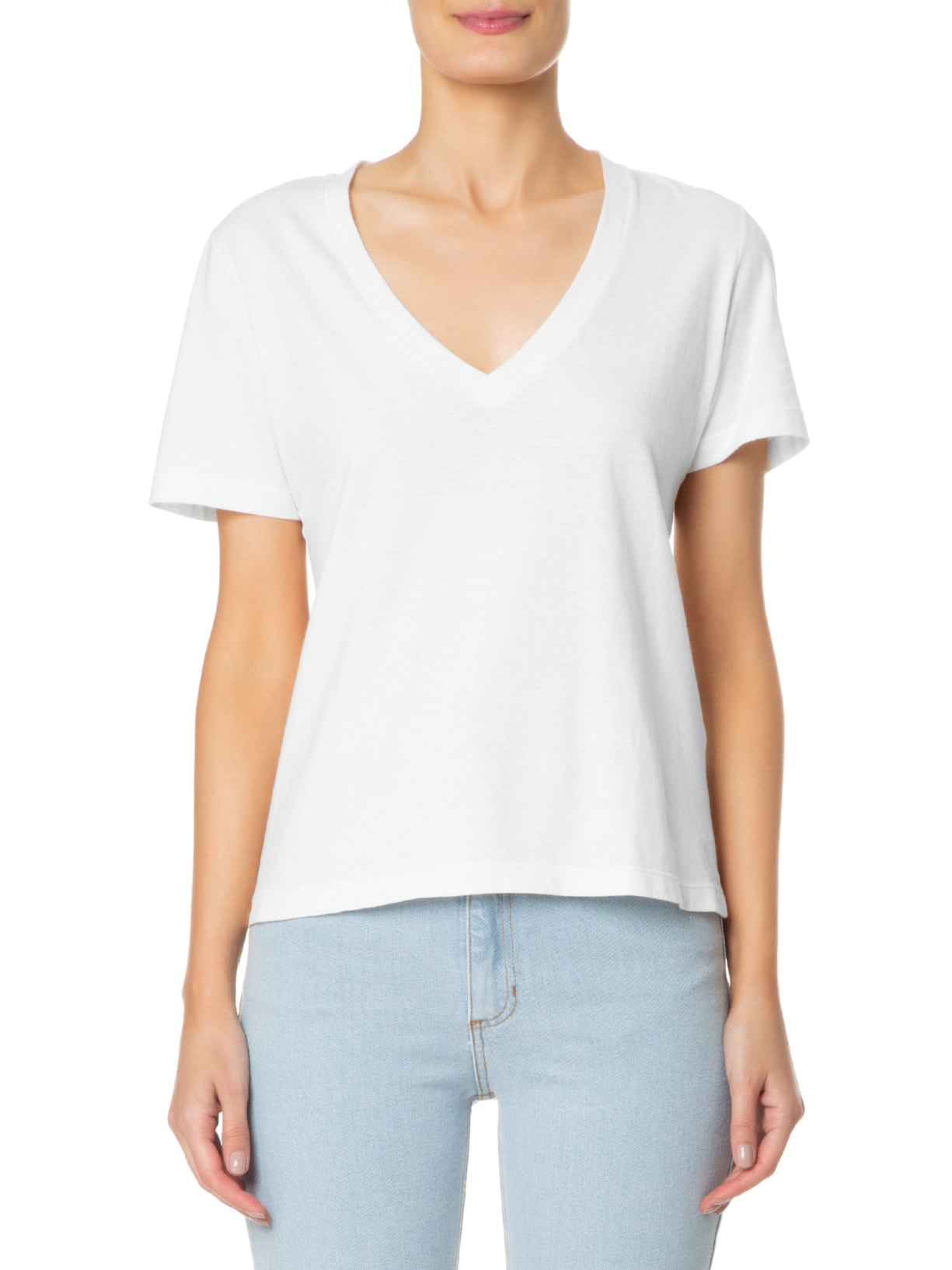 Camiseta Feminina Carol Off White Carol Bassi