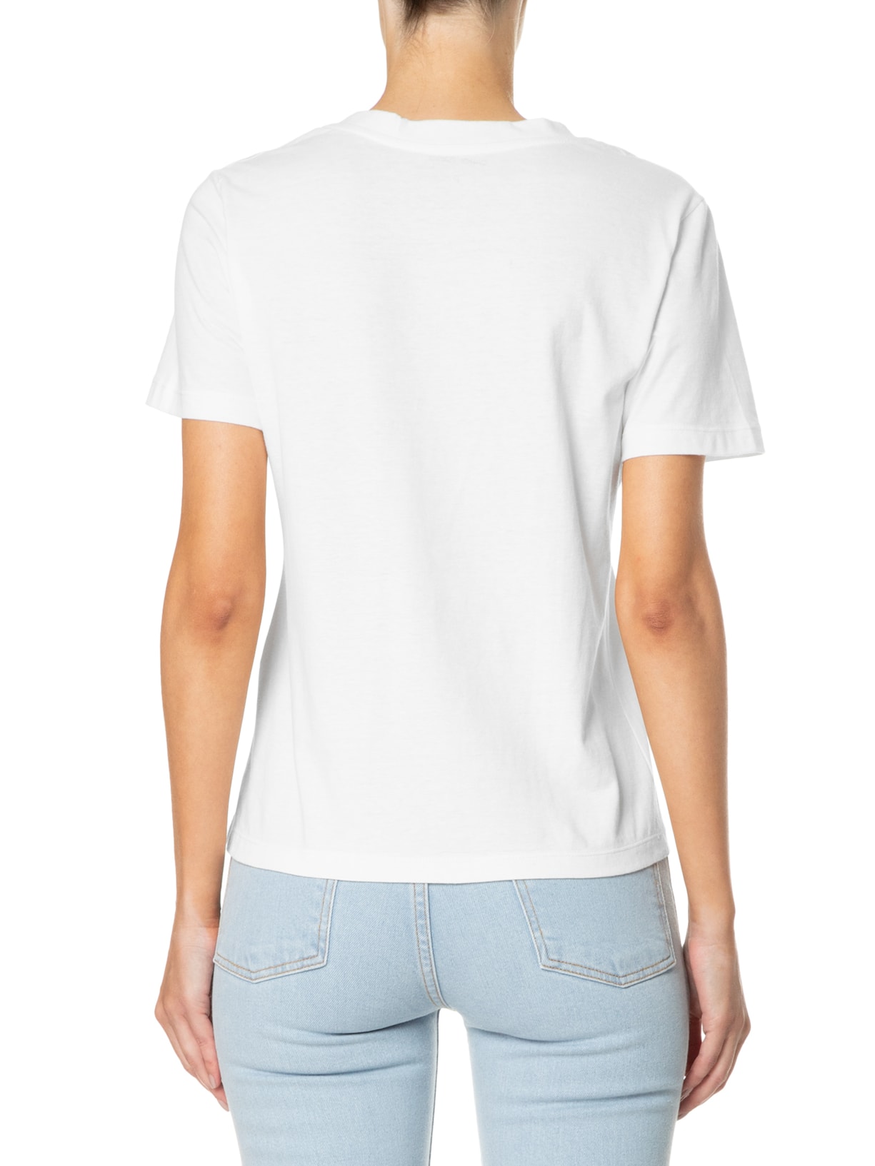 Camiseta Feminina Carol Off White Carol Bassi