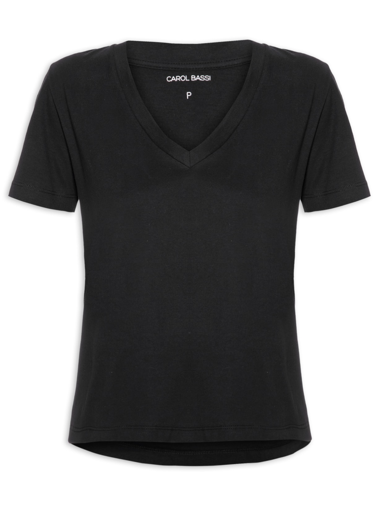 Camiseta Feminina Carol - Preto