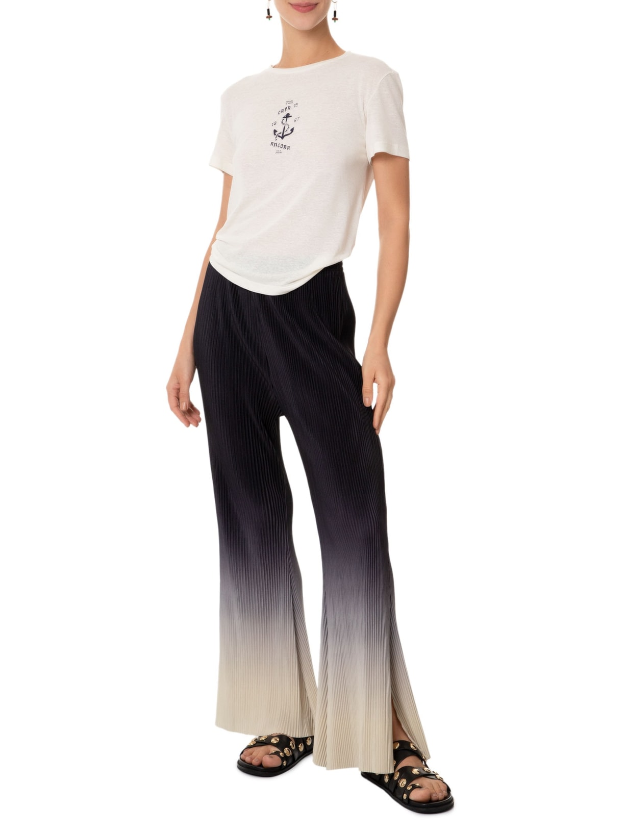 Camiseta Feminina Casa Da Ancora Branco Osklen