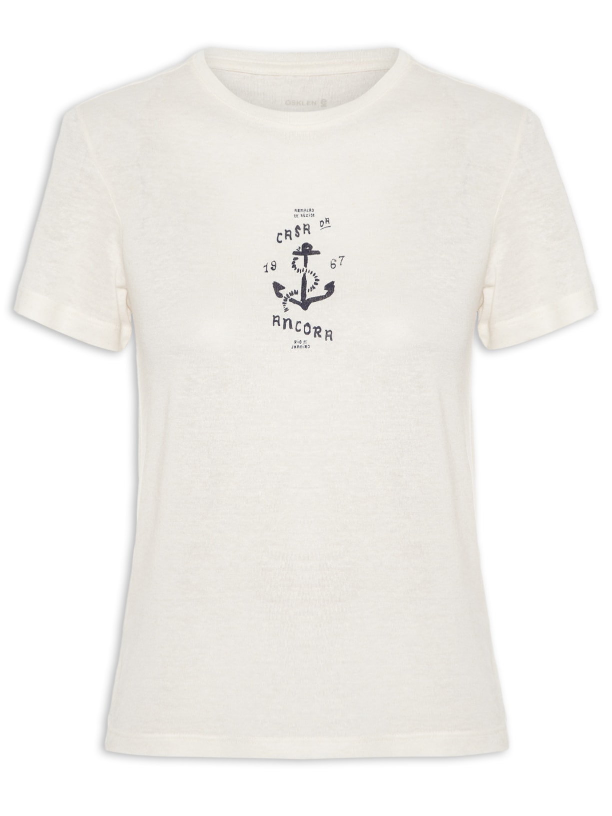 Camiseta Feminina Casa Da Ancora - Branco