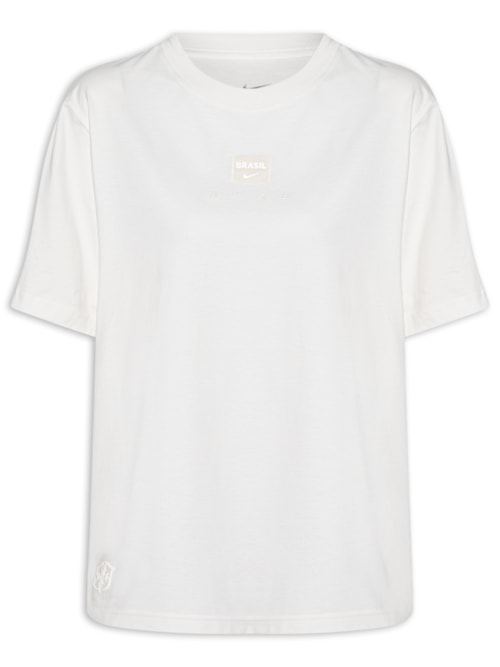 Camiseta Feminina CBF NK Tonal Tee – Off White