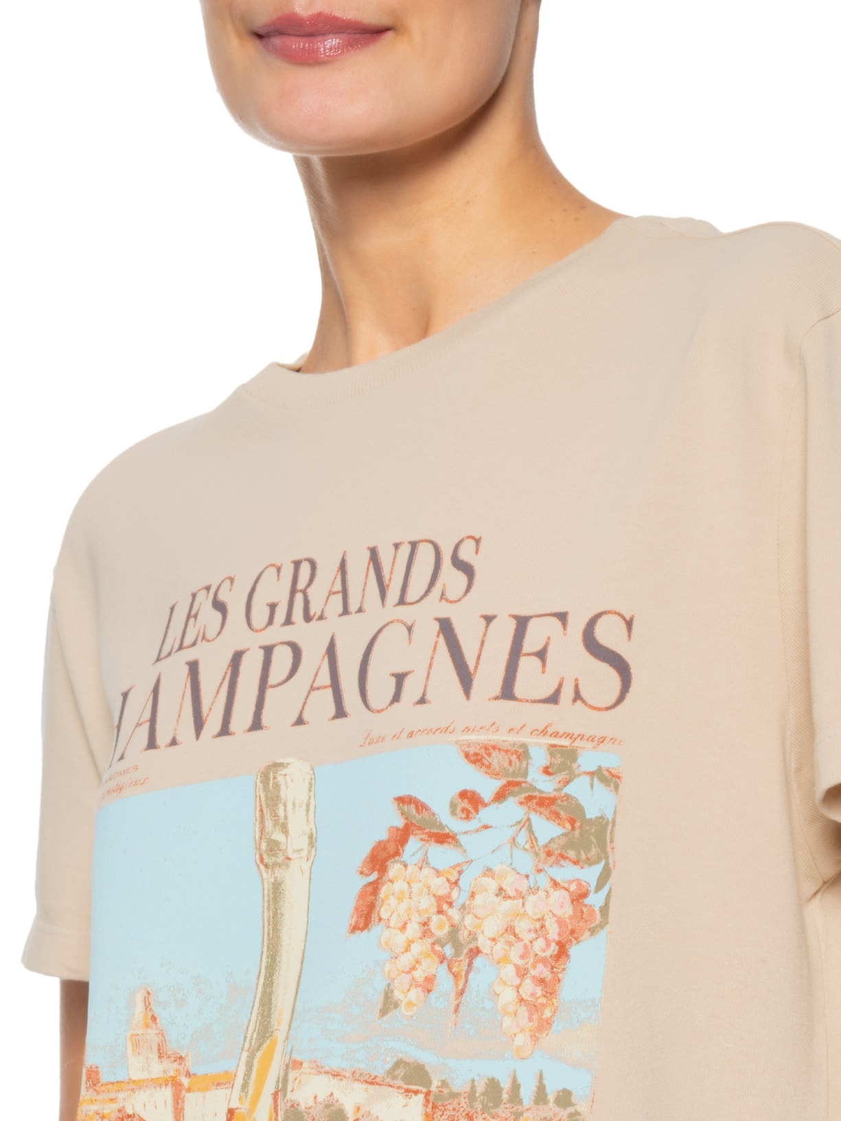 Camiseta Feminina Champgne Sand -Bege Niini