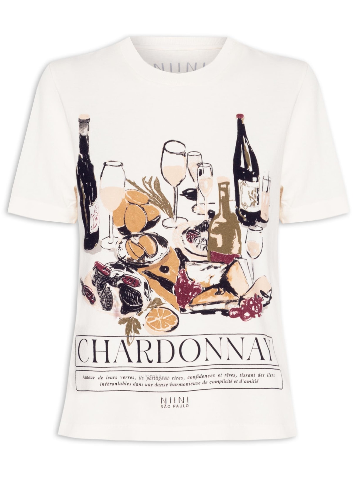 Camiseta Feminina Chardonnay - Off White