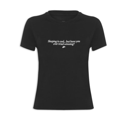 Camiseta Feminina Chill Knit - Preto