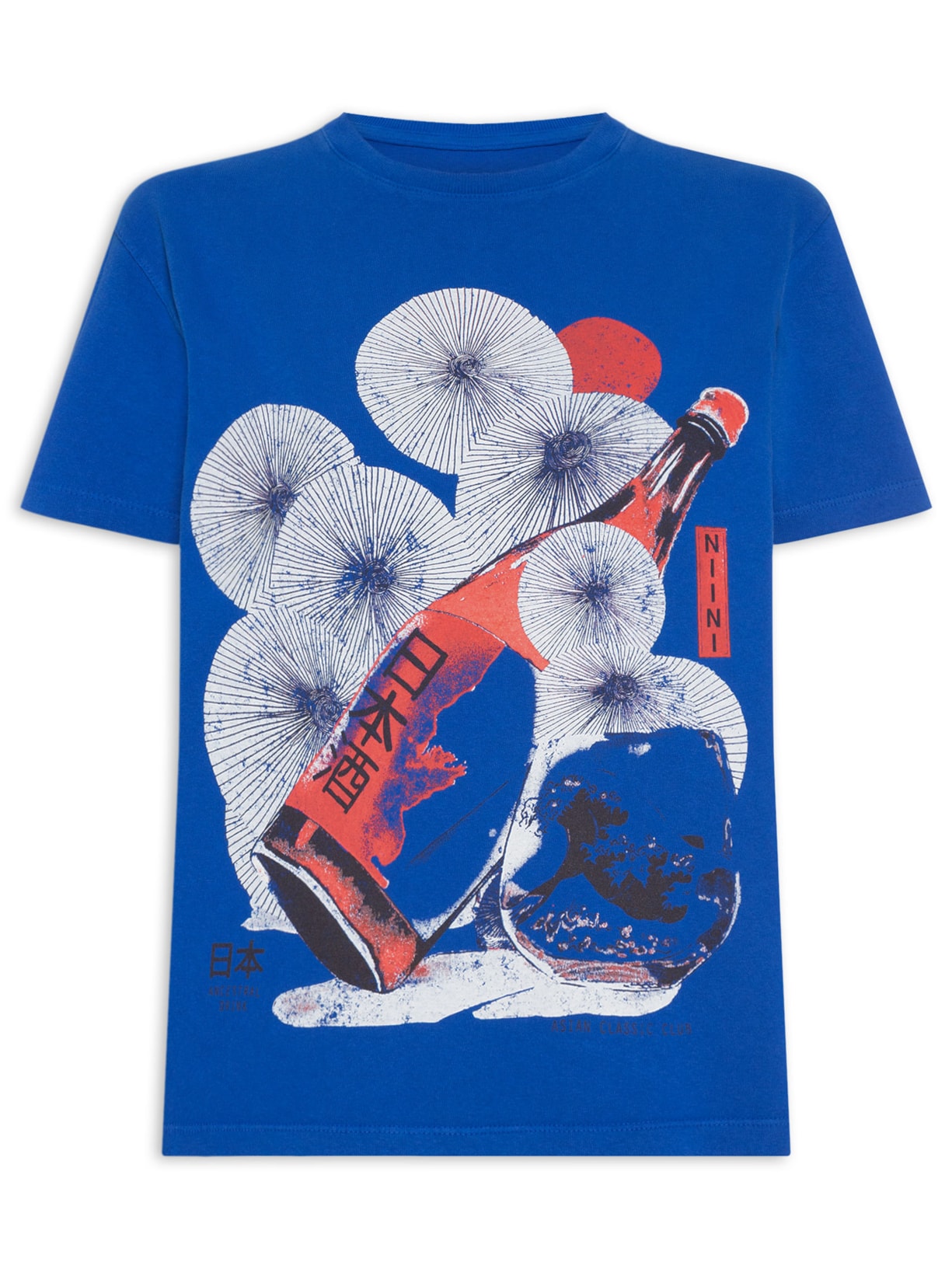 Camiseta Feminina Classic Club Indigo Azul Niini