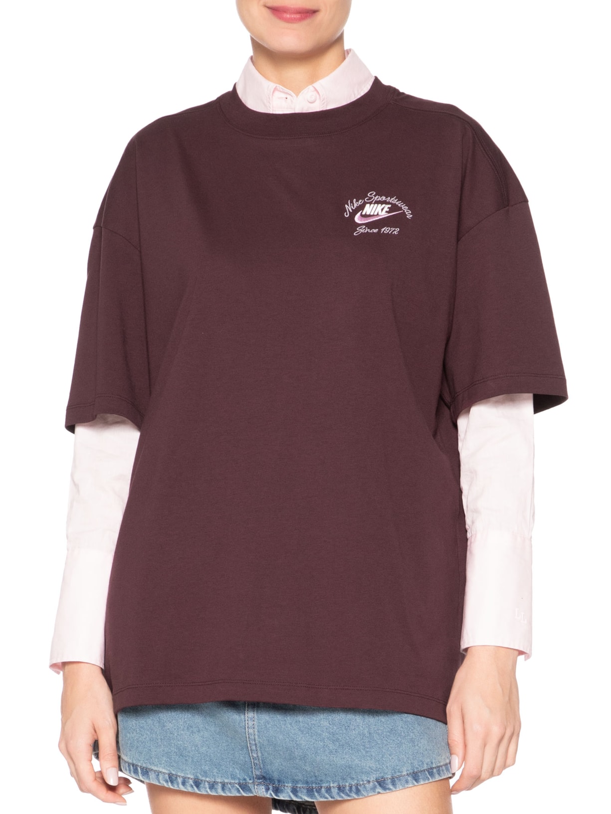 Camiseta Feminina Cntry Club Vermelho Nike