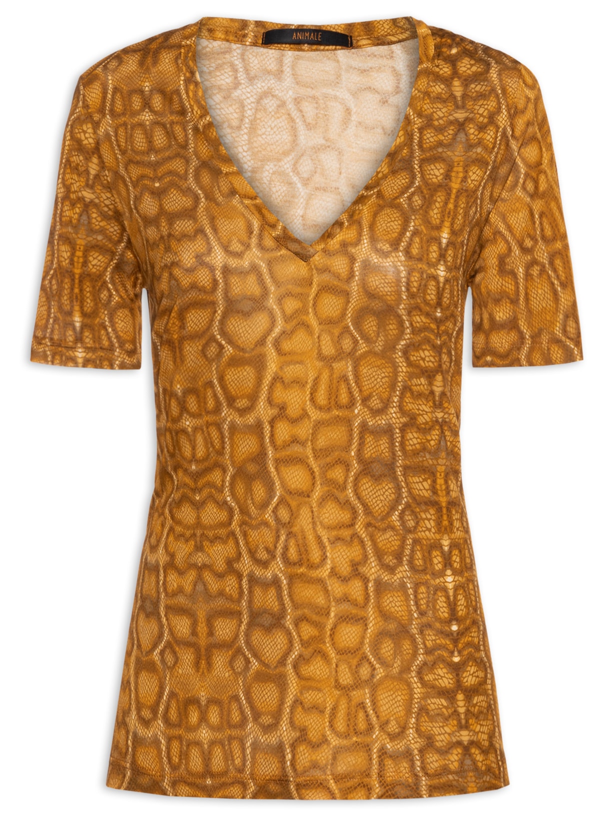 Camiseta Feminina Cobra Lajedo Brick - Marrom