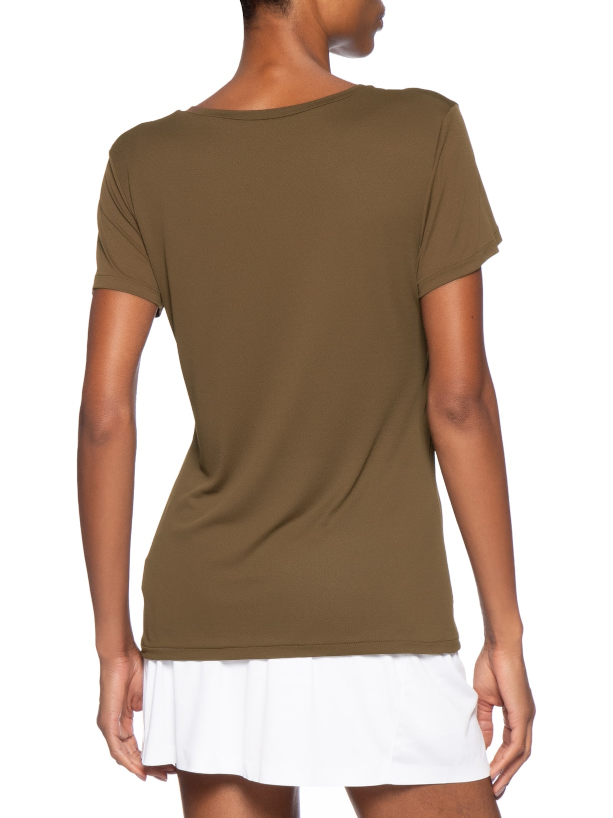 Camiseta Feminina Comfort Marrom Live!