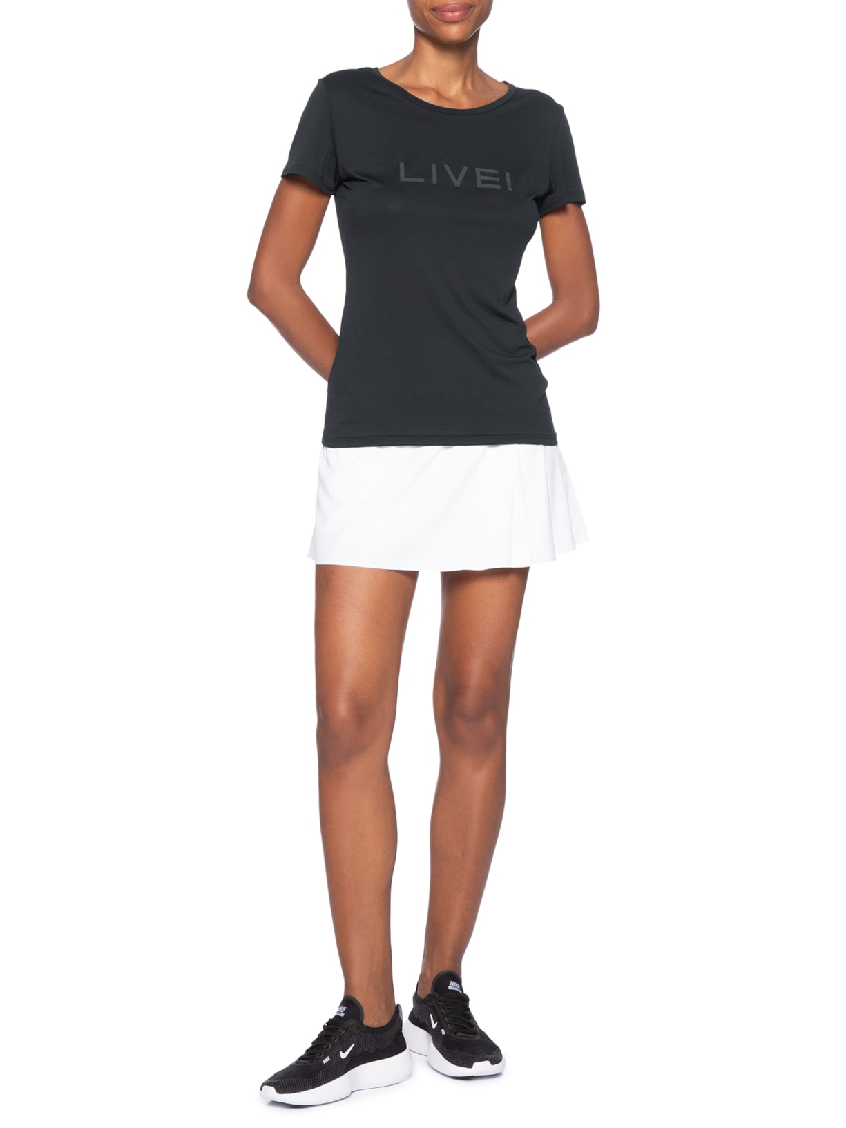 Camiseta Feminina Comfort Preto Live!