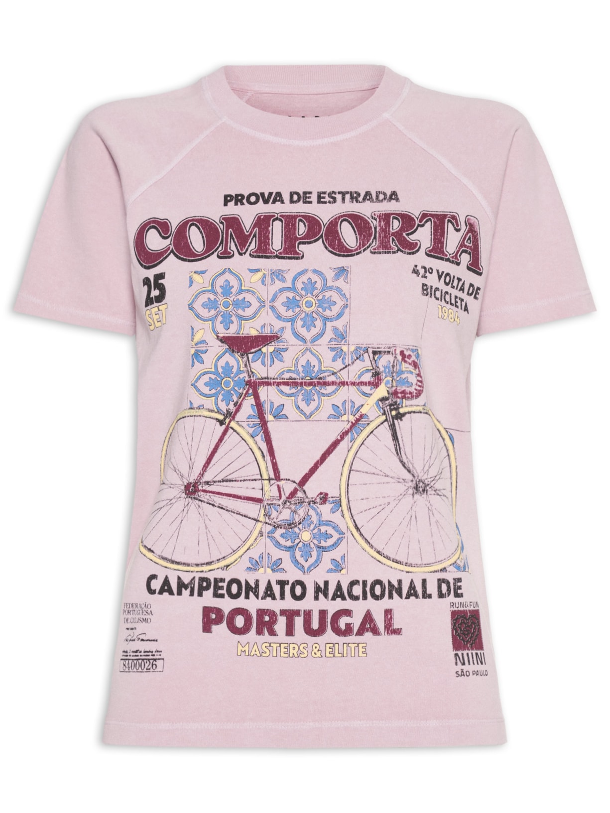 Camiseta Feminina Comporta Lilac Roxo Niini