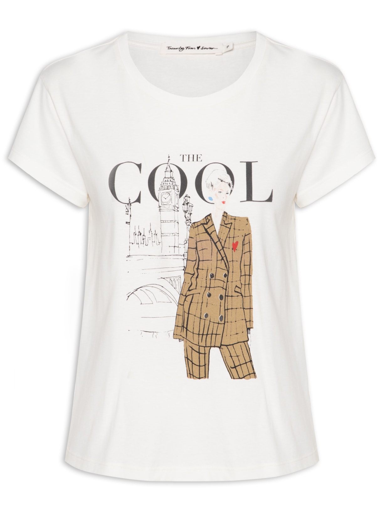 Camiseta Feminina Cool Girl - Branco