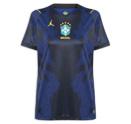 Camiseta Feminina Copa Brasil Torcedora Pro - Azul