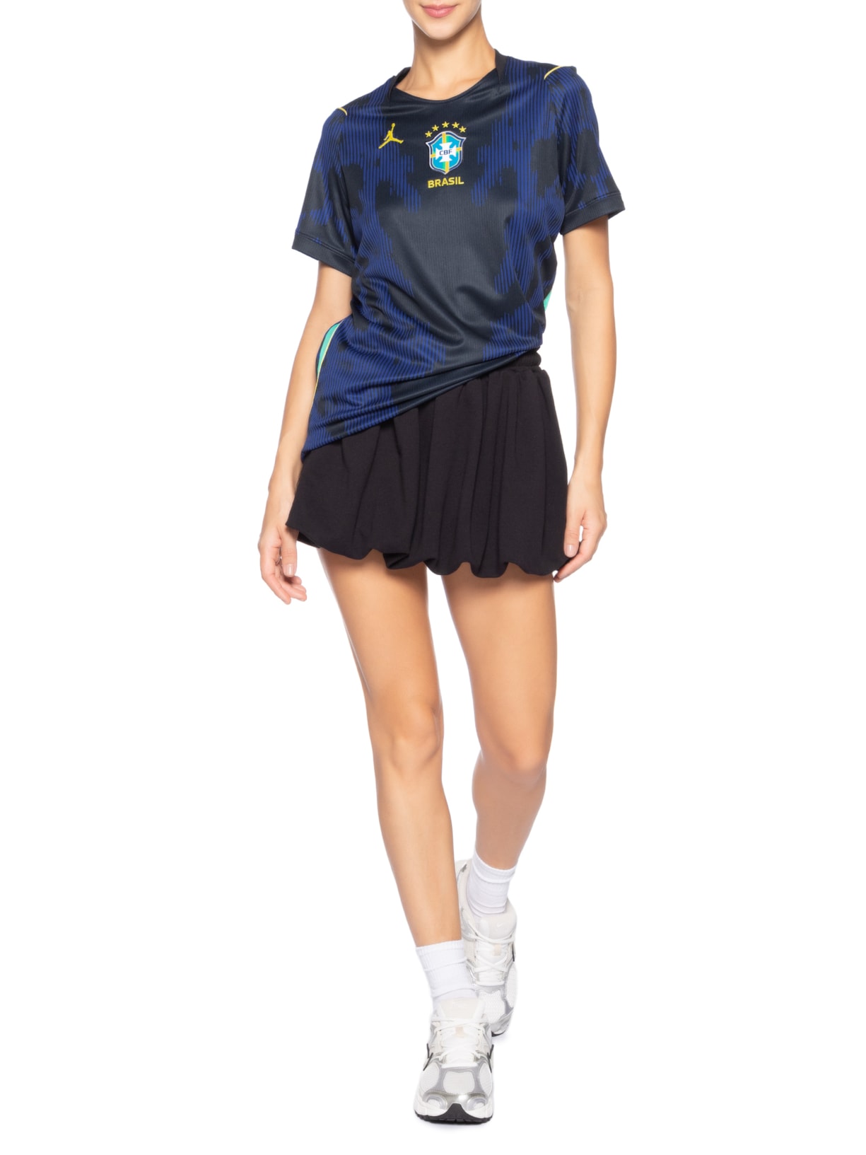 Camiseta Feminina Copa Brasil Torcedora Pro Azul Nike