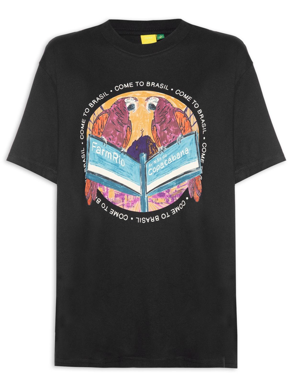 Camiseta Feminina Copacabana - Preto