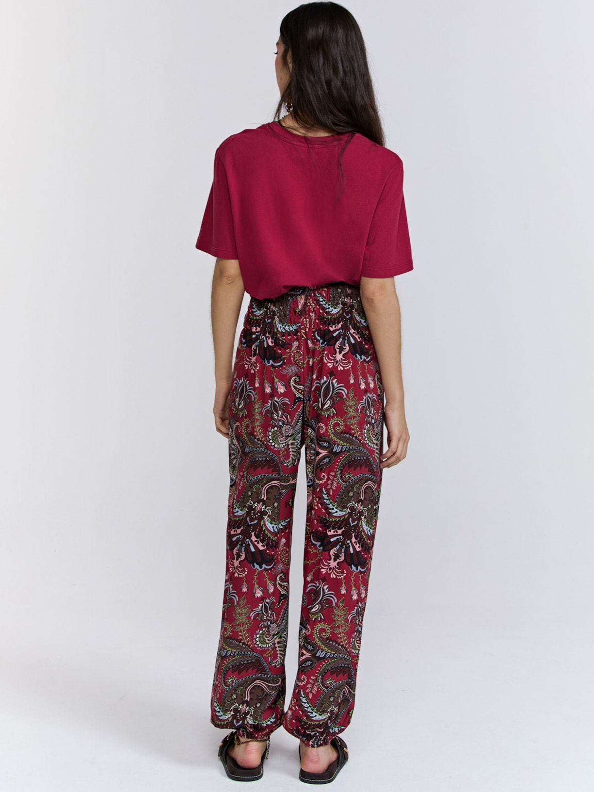 Camiseta Feminina Coragem Vermelho Triya