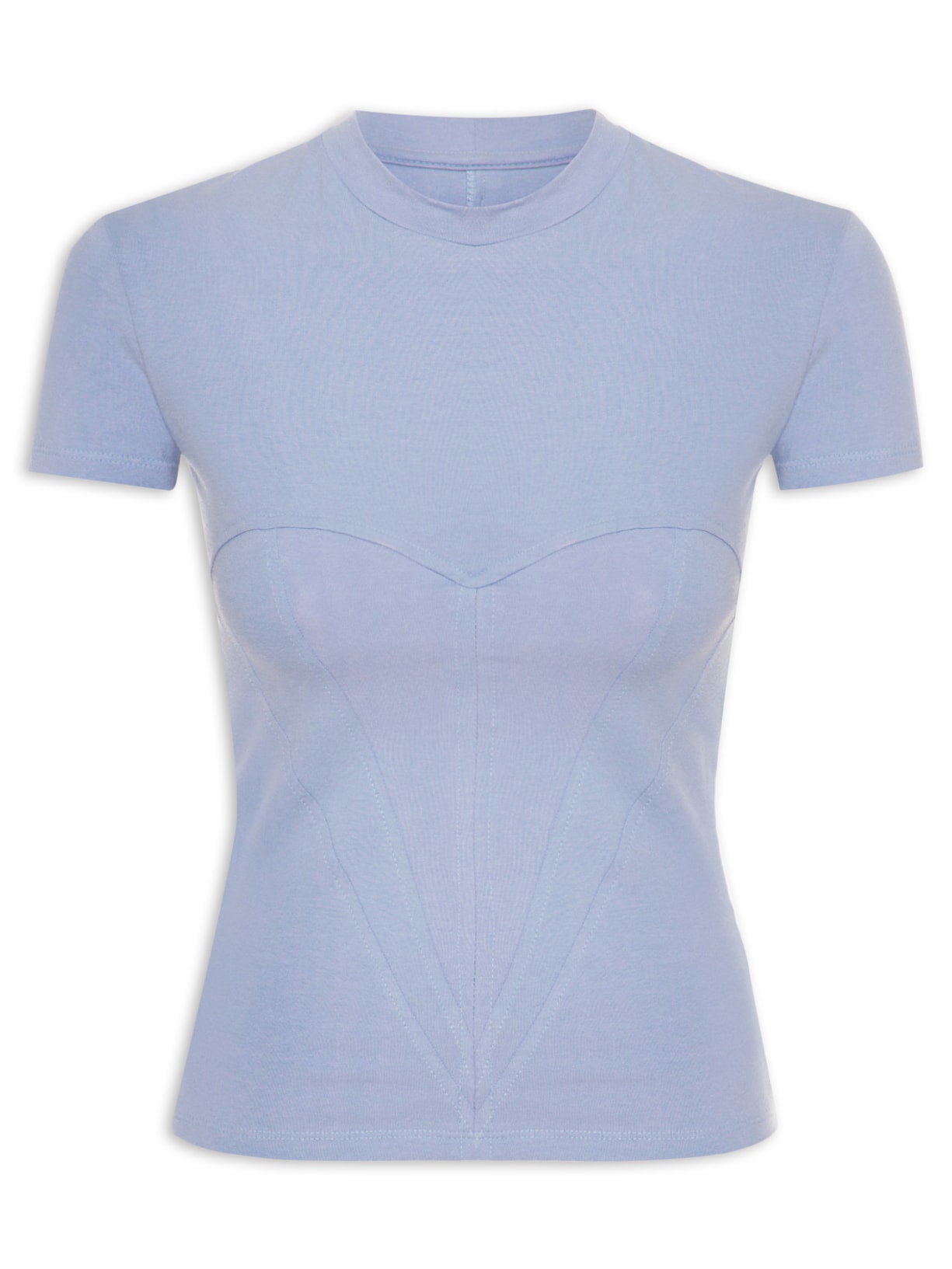 Camiseta Feminina Corset - Lilás