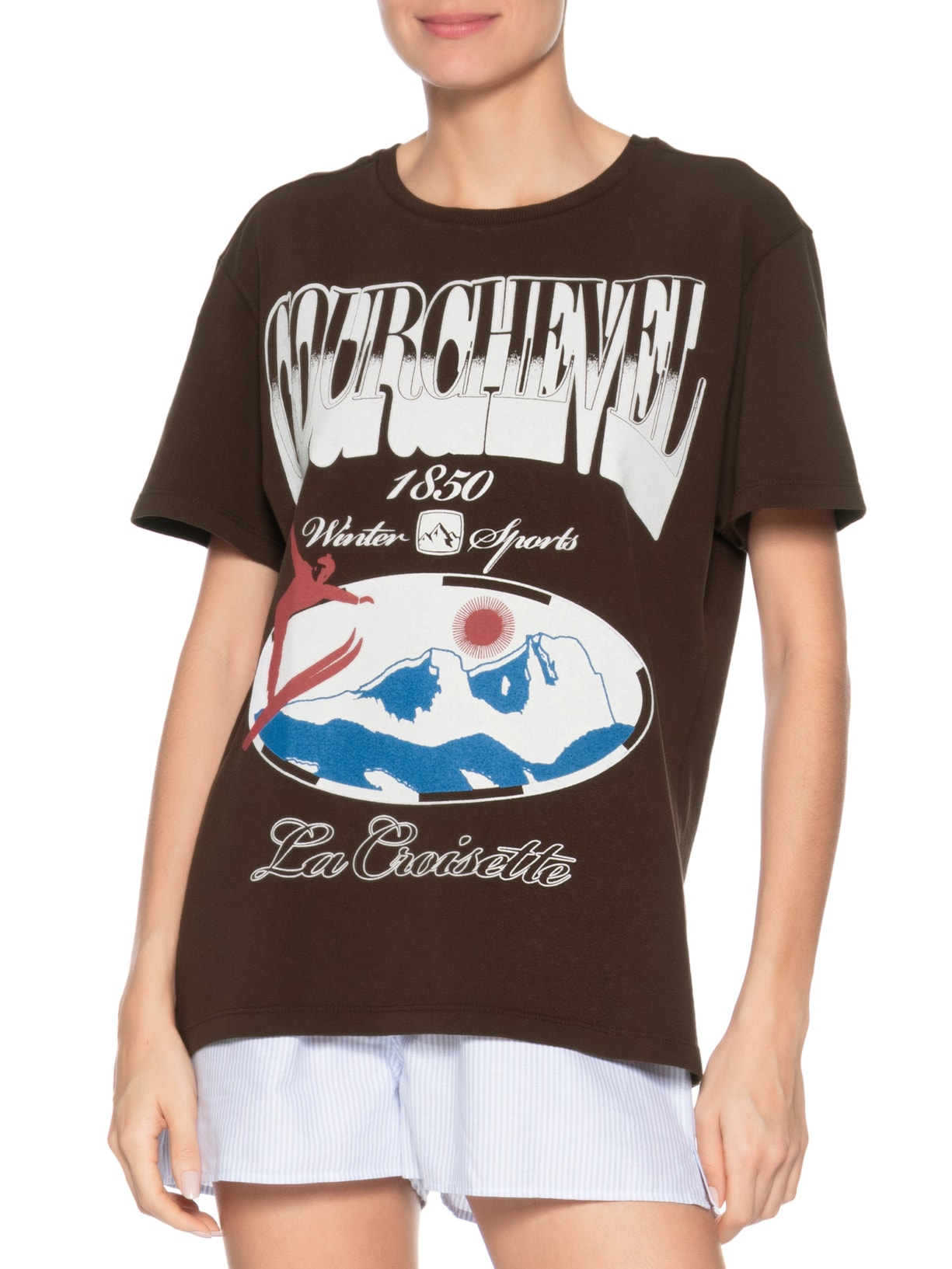 Camiseta Feminina Courchevel Marrom Niini