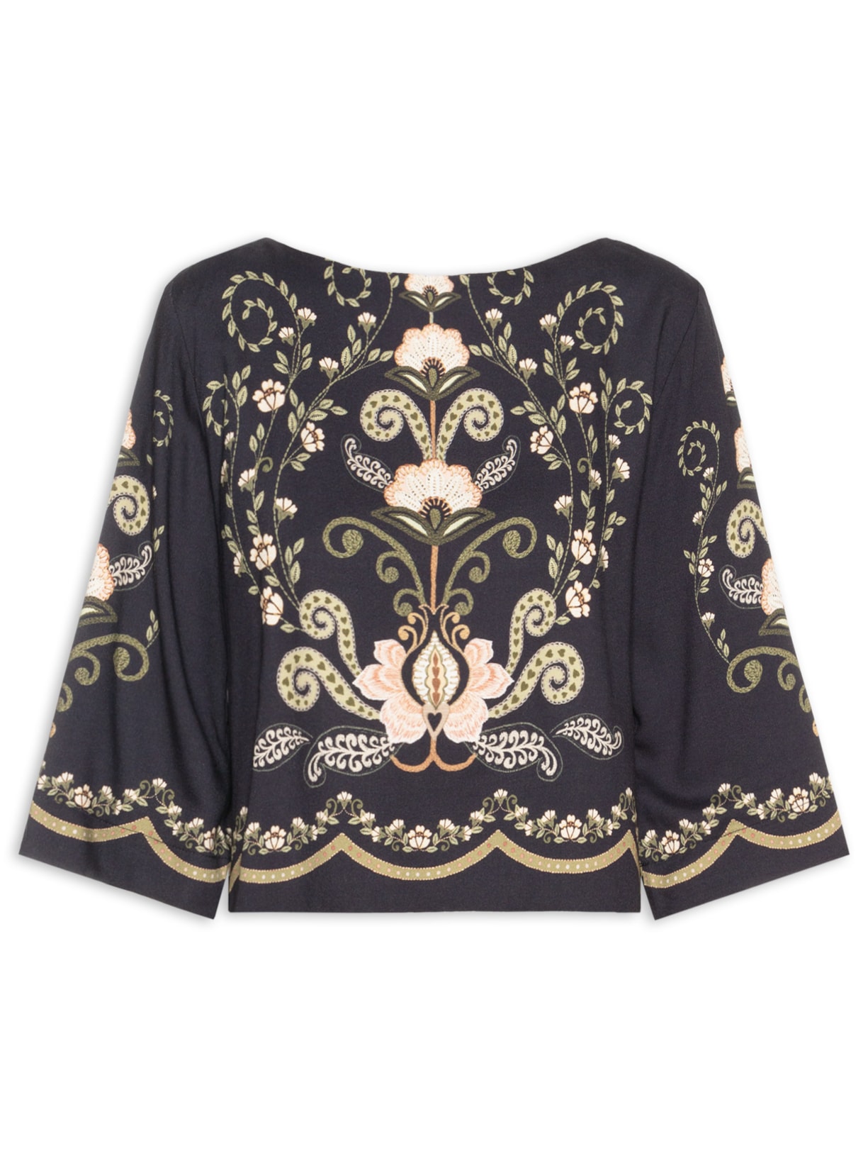 Camiseta Feminina Cropped Nikita - Preto