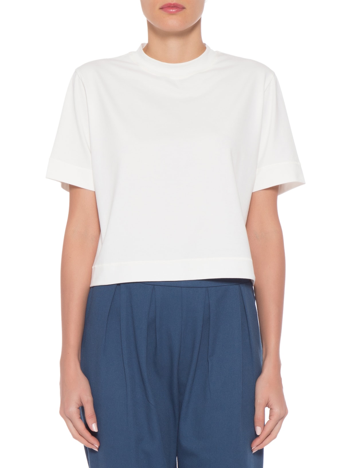 Camiseta Feminina Cropped Vintage Off White Camys