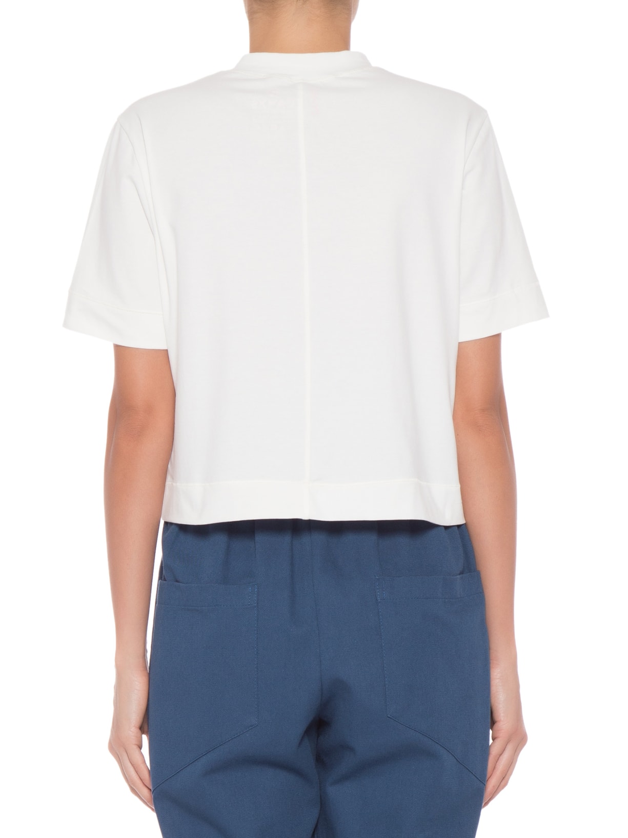Camiseta Feminina Cropped Vintage Off White Camys