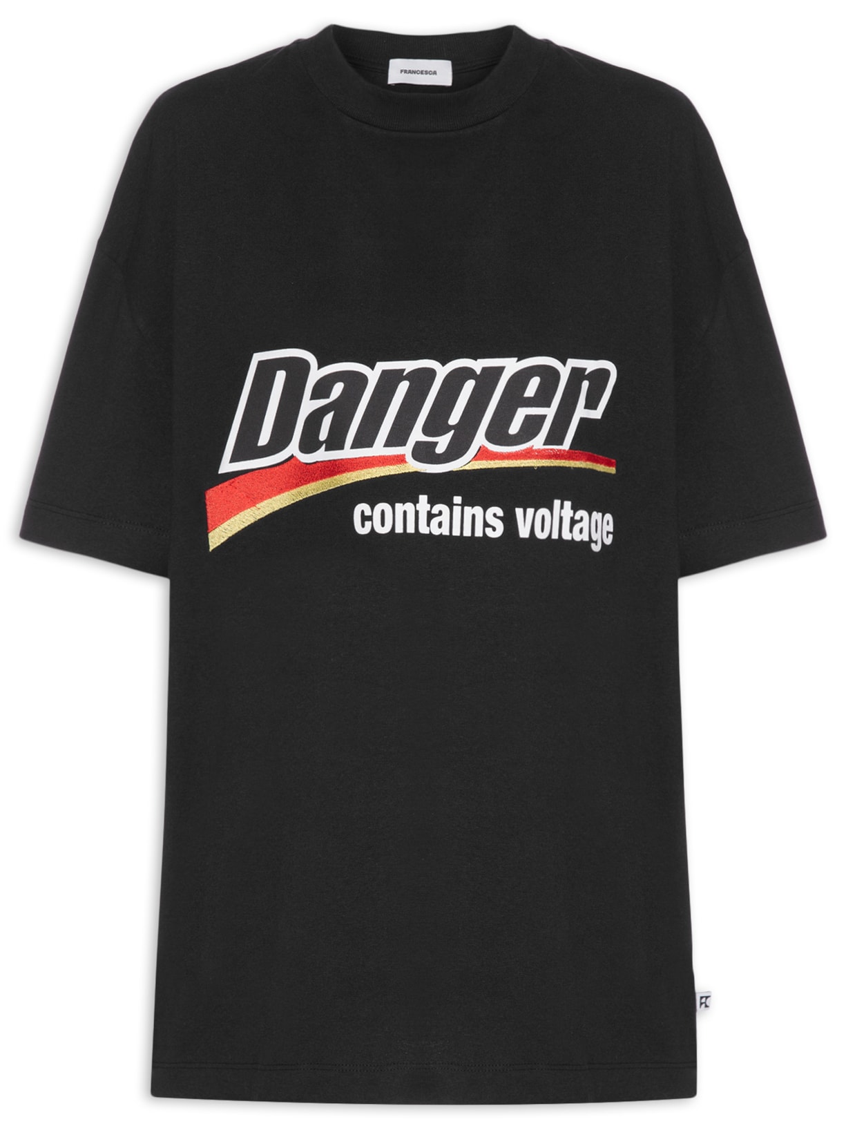 Camiseta Feminina Danger - Preto