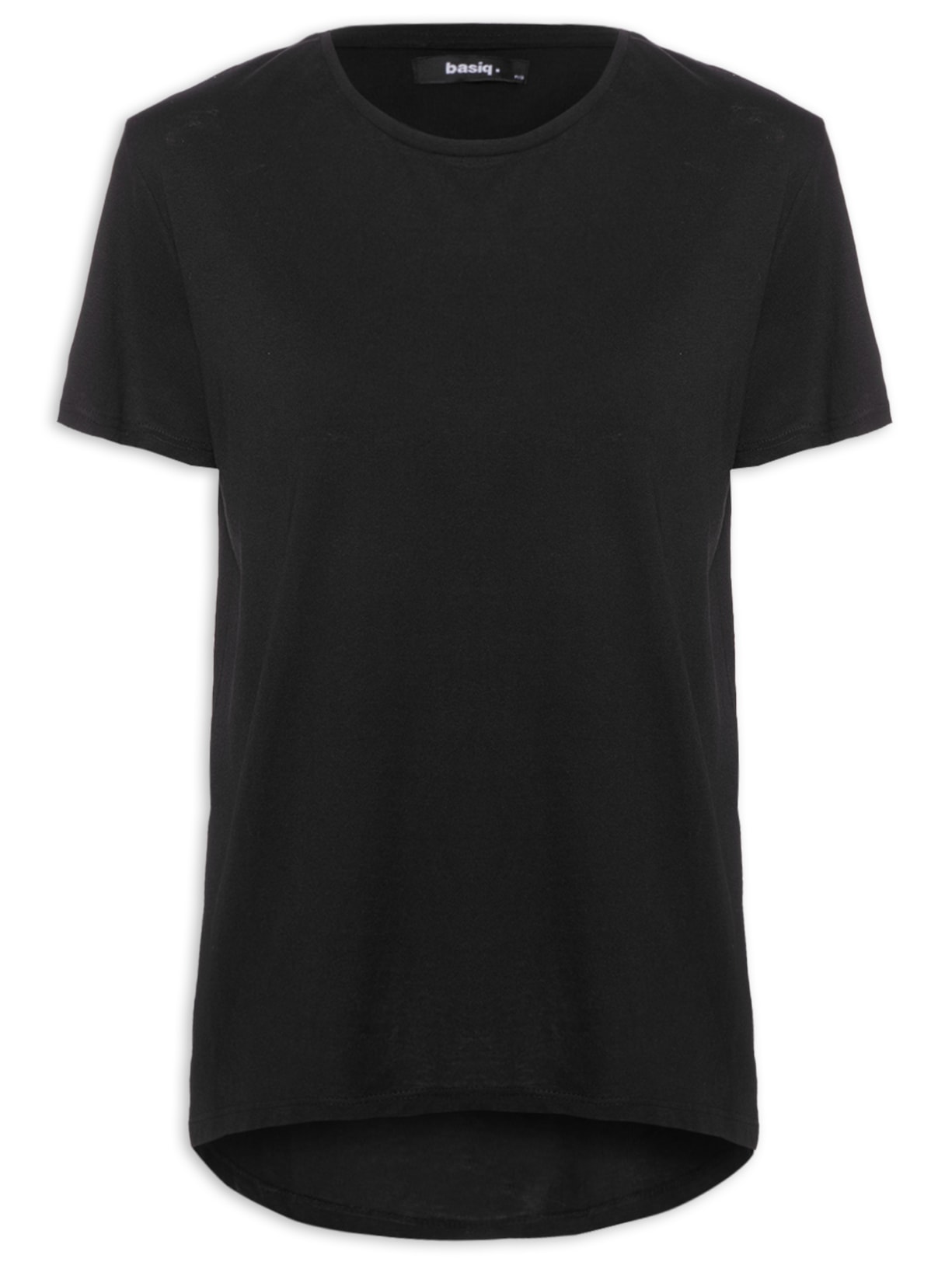 Camiseta Feminina Decote Redondo - Preto