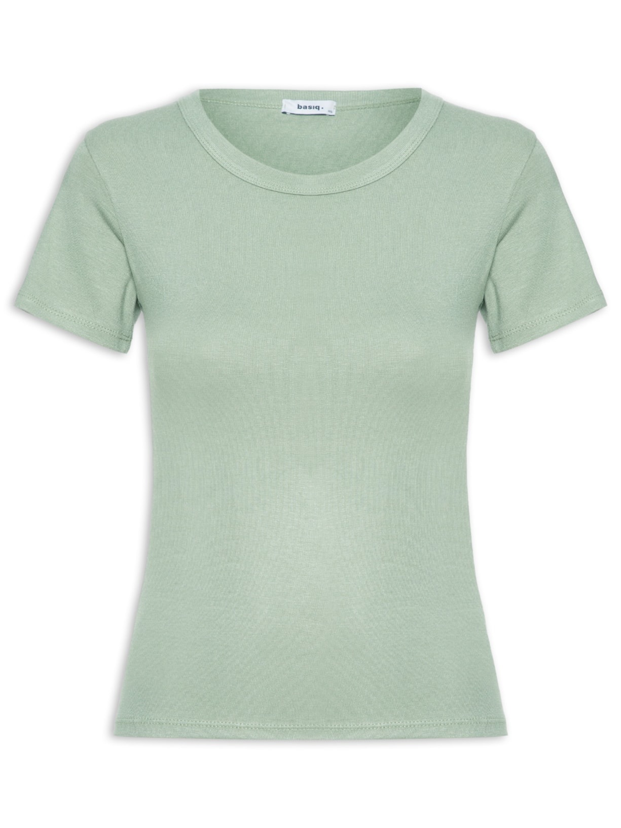 Camiseta Feminina Decote Redondo - Verde