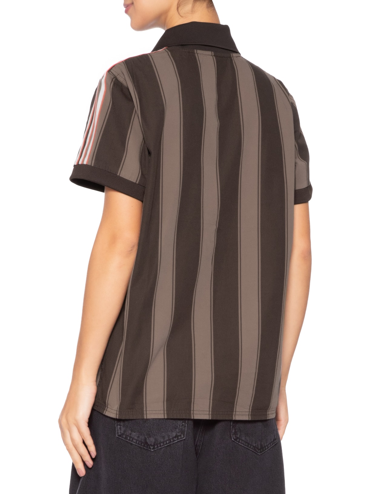 Camiseta Feminina Denim Jersey Marrom Adidas Originals