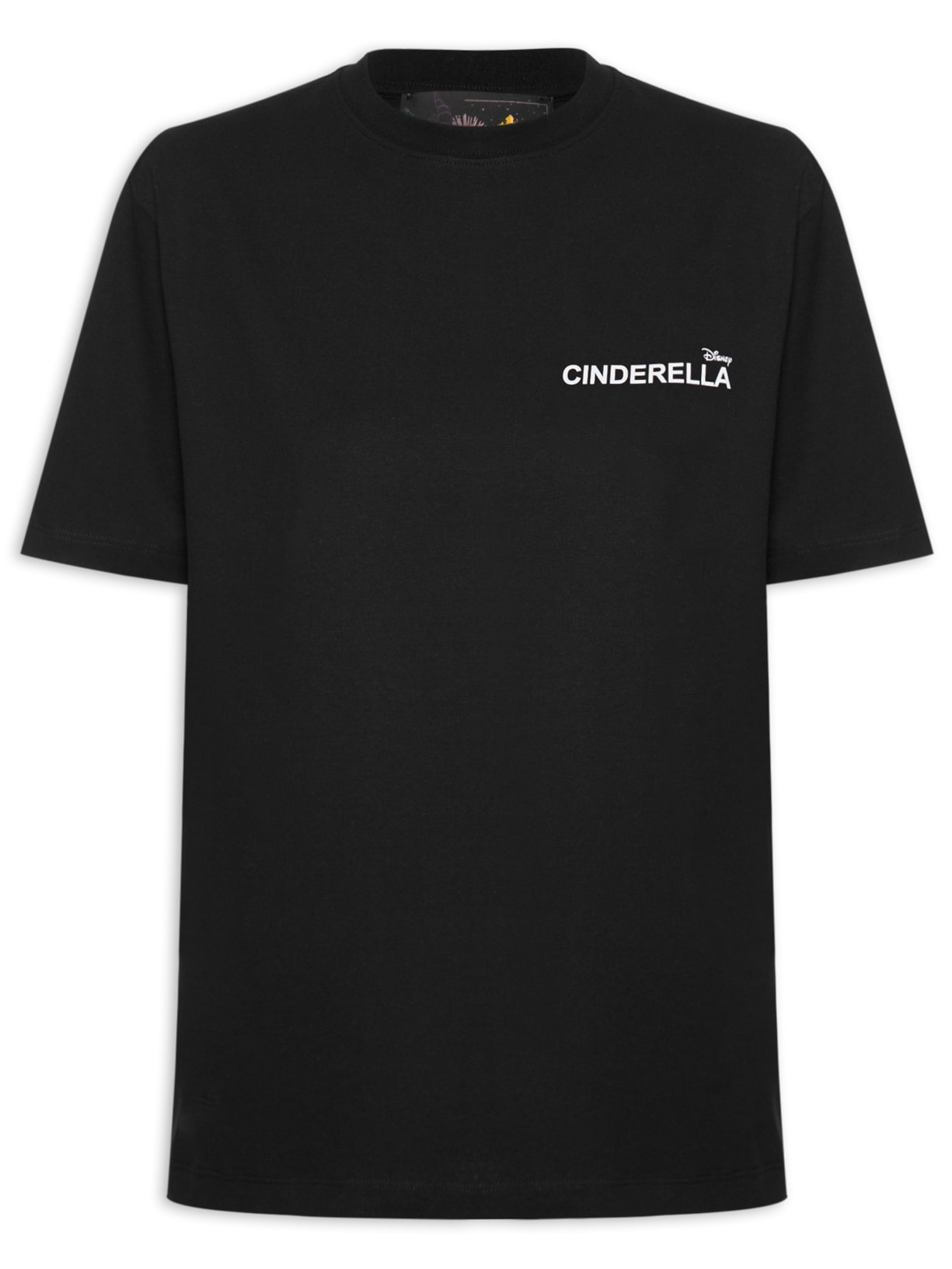 Camiseta Feminina Disney Cinderella - Preto