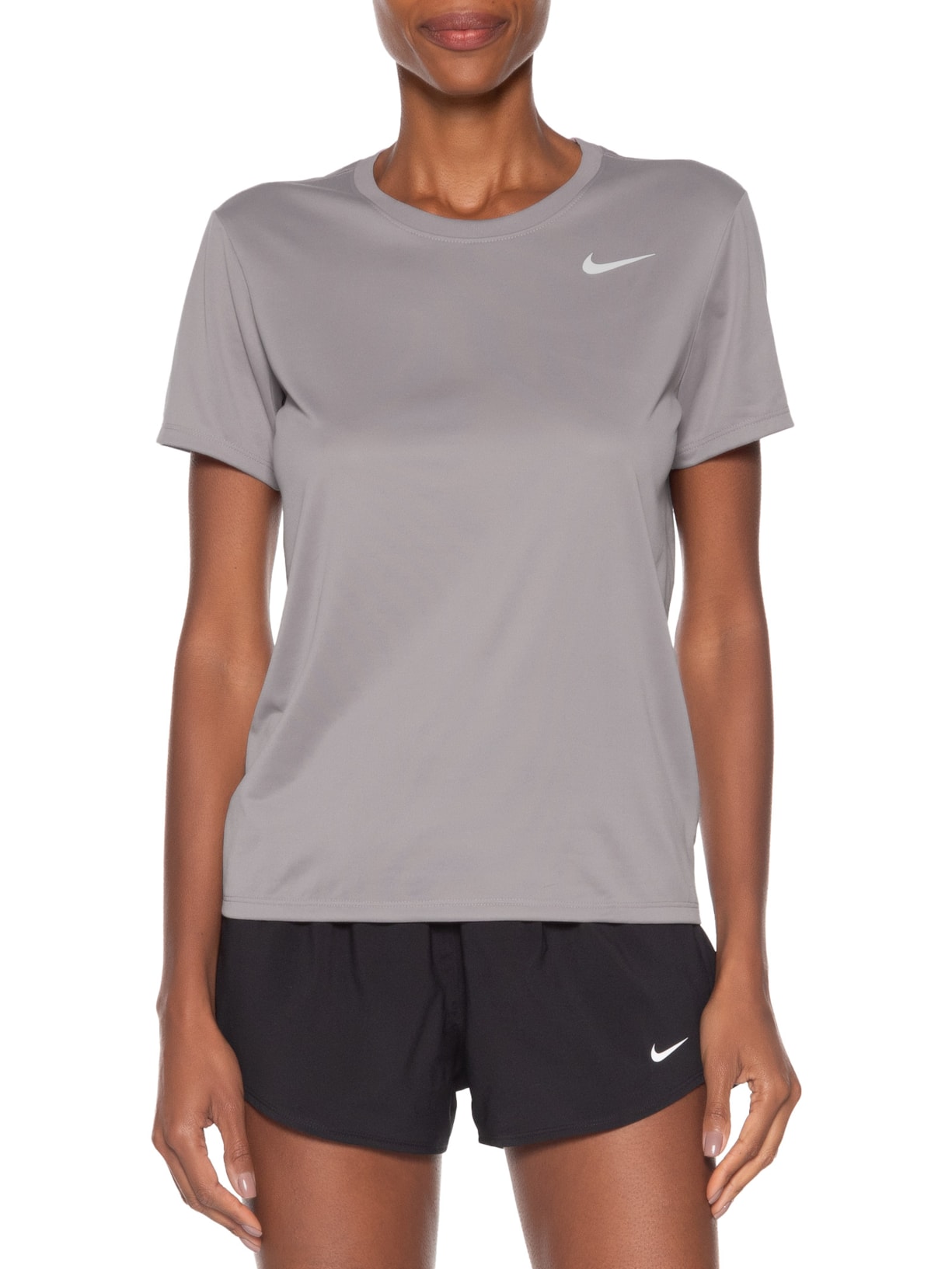 Camiseta Feminina Dri-Fit Marrom Nike