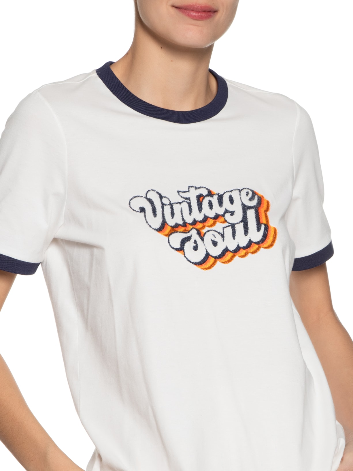 Iorane Camiseta Feminina Duda Estampada Off White