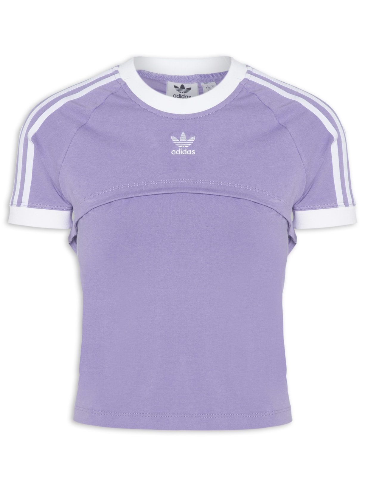 Camiseta Feminina Dupla - Lilás