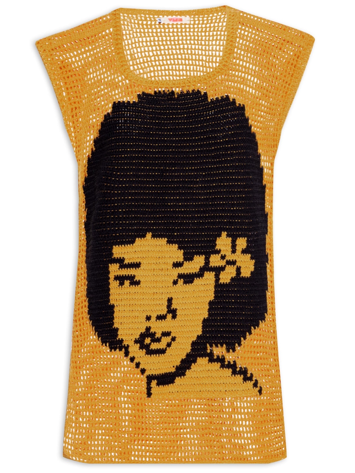 Camiseta Feminina Elza Soares - Amarelo