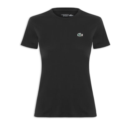Camiseta Feminina em Jersey Core Essentials Sport - Preto