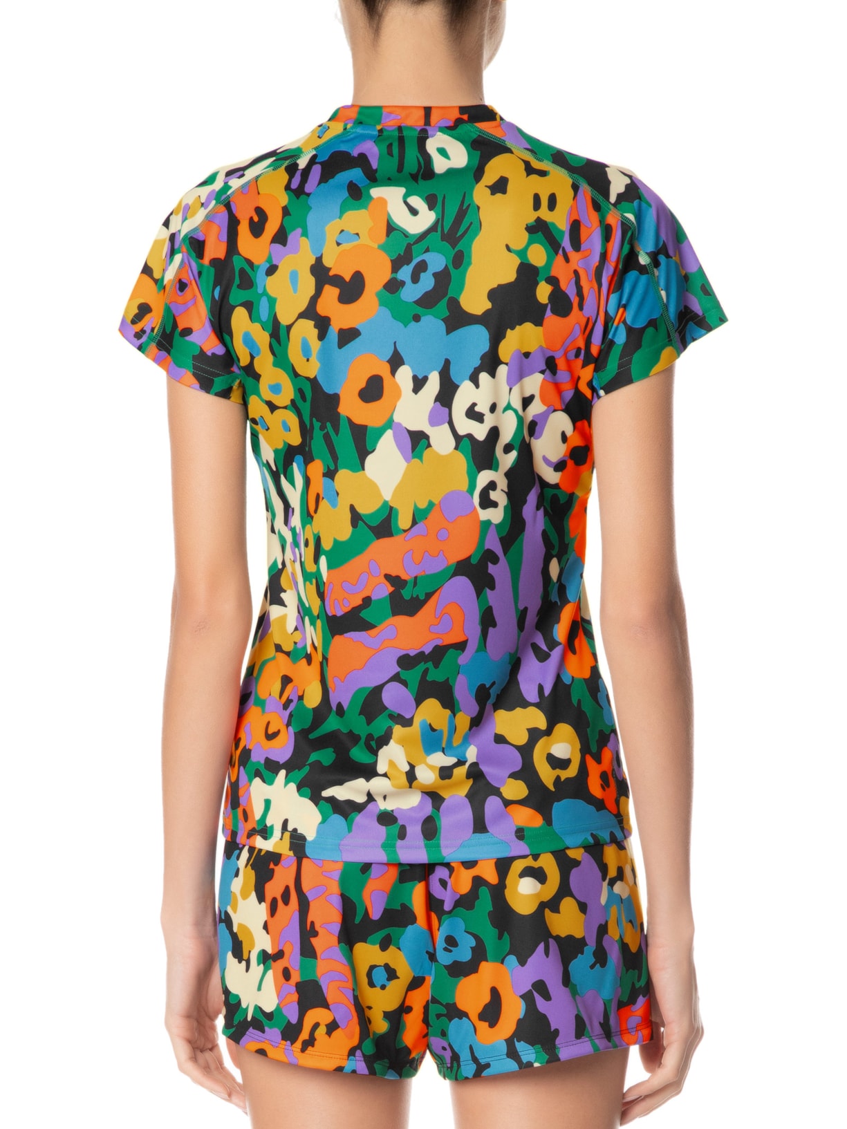 Camiseta Feminina Essentials Aop Azul Adidas